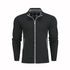 Men Slim Sweaters Stand Collar Fit Zipper Men Solid Cotton Thick Warm Sweater